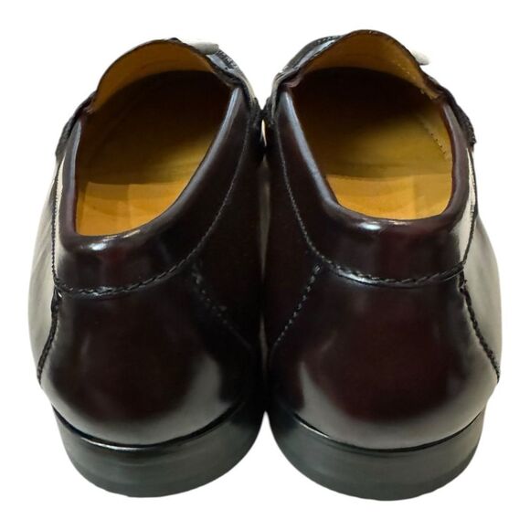 New Cole Haan Men Pinch Tassel Burgundy Leather Dress Shoes Loafers 11.5  11.5D